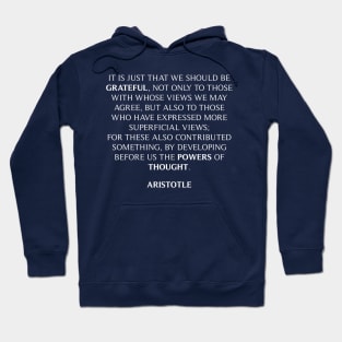 Aristotle Quote Hoodie